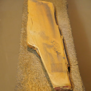 Pierre à aiguiser naturelle Nakayama, époque Hatanaka, Koppa, taillée à la main (58×207×15 mm)