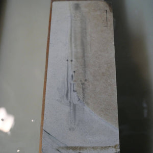 Pedra de amolar natural Ōtsuki, modelo 40, caixa verde, 79×213×34 mm