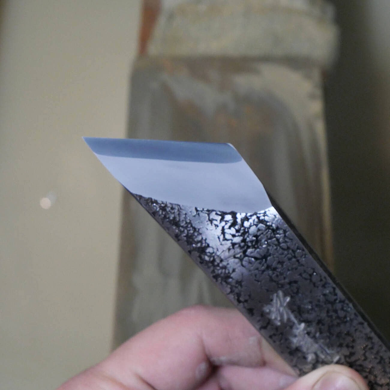 天然砥石　大突　レザー型　82×143×16mm