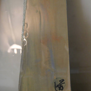Pedra de amolar natural Umazhiyama Aoto tipo 40 vermelho‑preta rara 76×205×36mm