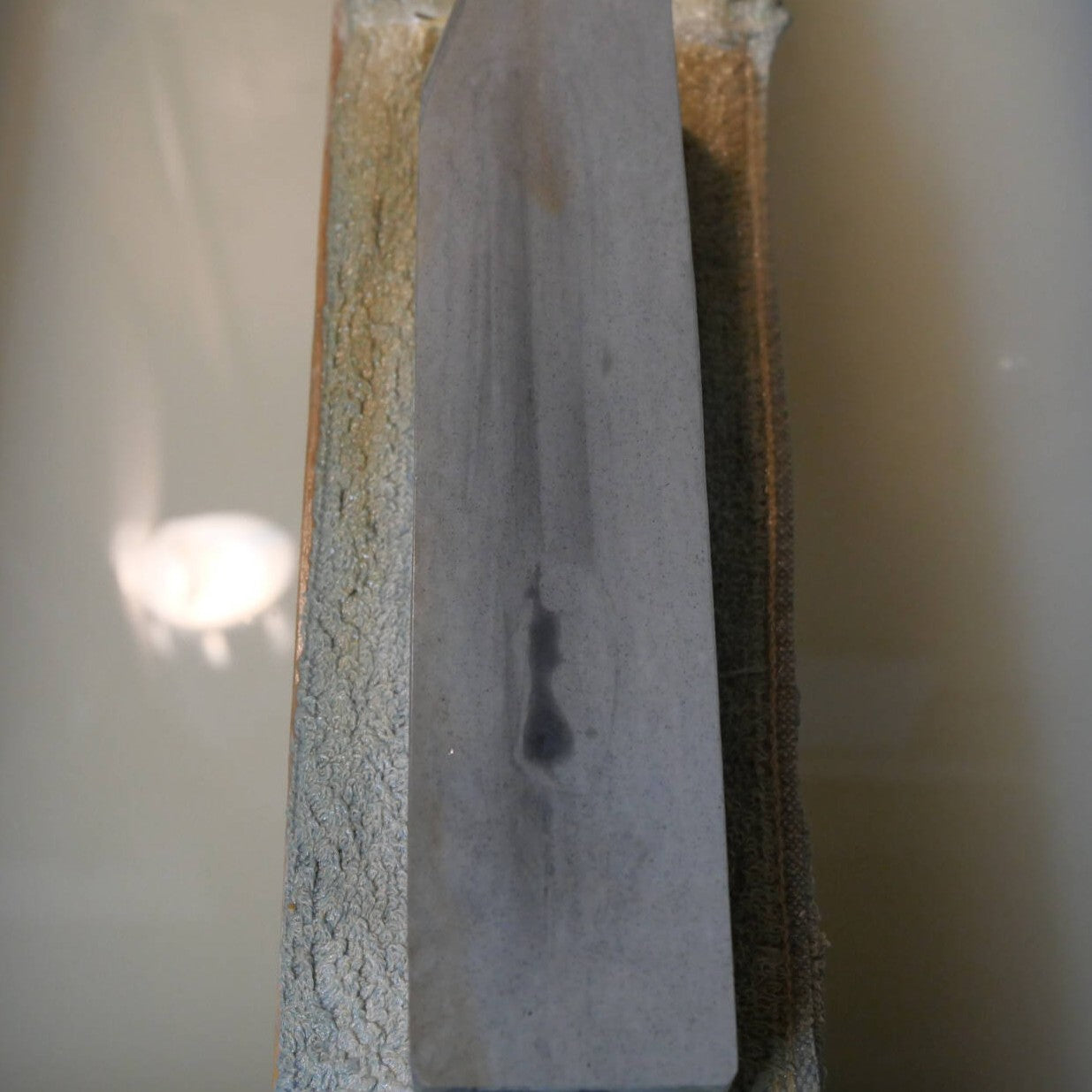 天然砥石　中山合砥　水浅黄　サン型　45×206×45mm