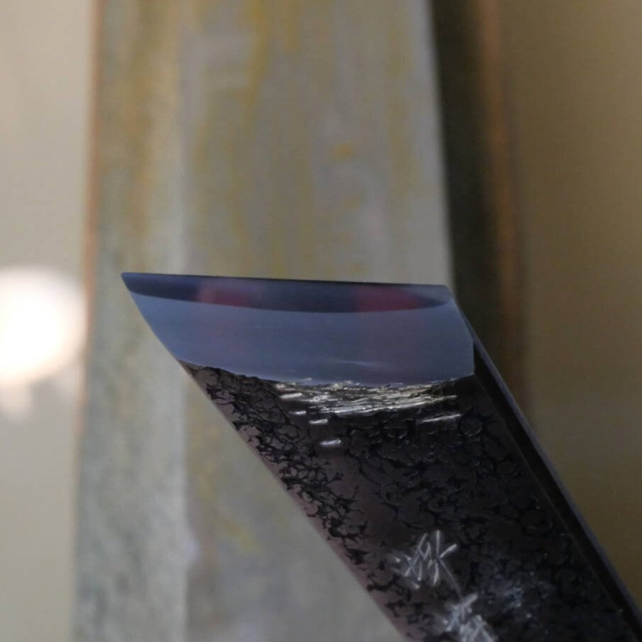 天然砥石　中山合砥　水浅黄　サン型　45×206×45mm