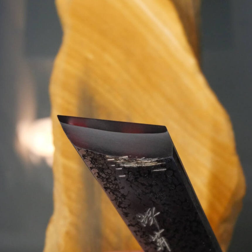 Miotsukushihime piedra de afilar natural Iyo Meito M26, veta tipo madera, 92×229×30 mm