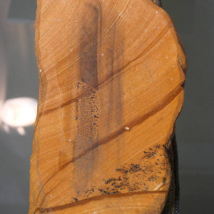 Miotsukushihime Pedra de Afiar Natural Iyo-Meito M29 Veios Vermelhos 92×197×30 mm