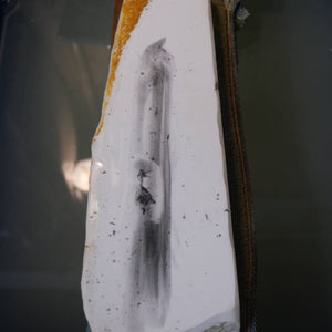 Mio Tsukushihime Pedra de amolar natural Iyo Meito M30 Shiroto 74×254×28 mm