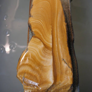 Miotsukushihime Pedra de amolar natural Iyo Meito M32 Veios de madeira 84×216×30 mm