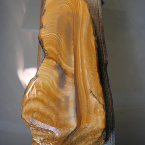 Miotsukushihime Pedra de amolar natural Iyo Meito M32 Veios de madeira 84×216×30 mm