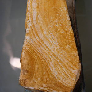 Miotsukushihime pedra natural de amolar Iyo Meito M33 veios de madeira 88 × 160 × 35 mm