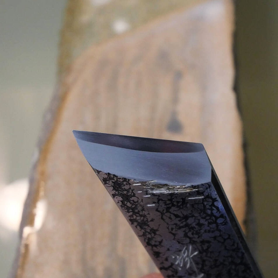 Miotsukushihime piedra de afilar natural Iyo Meito M38 Kokuzo blanco 87×182×30 mm