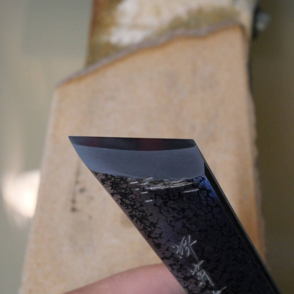 Piedra de afilar natural Miozukushihime Iyo Meito M41 Kokuzo Shiro 99×167×26 mm