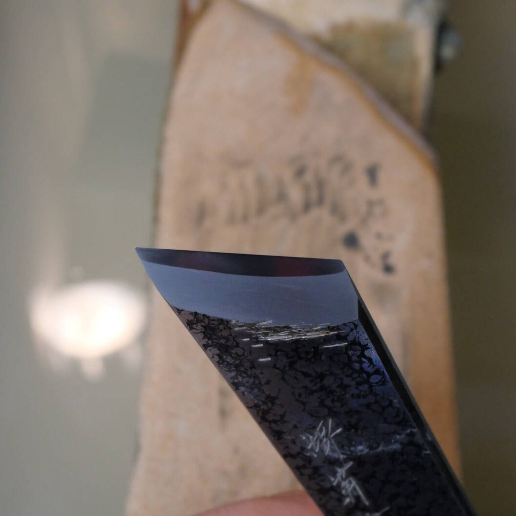 Miotsukushihime Piedra de afilar natural Iyo Meito M43 Kokuzo Shiro 79 × 181 × 29 mm