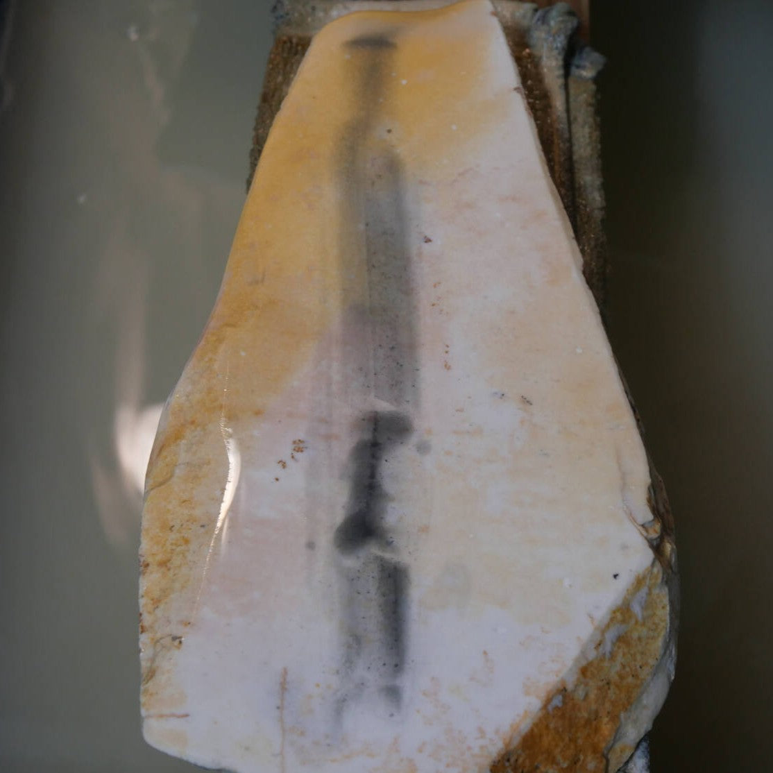 澪つくしひめ 天然砥石 伊豫銘砥 M44　斜陽　113×234×22ｍｍ