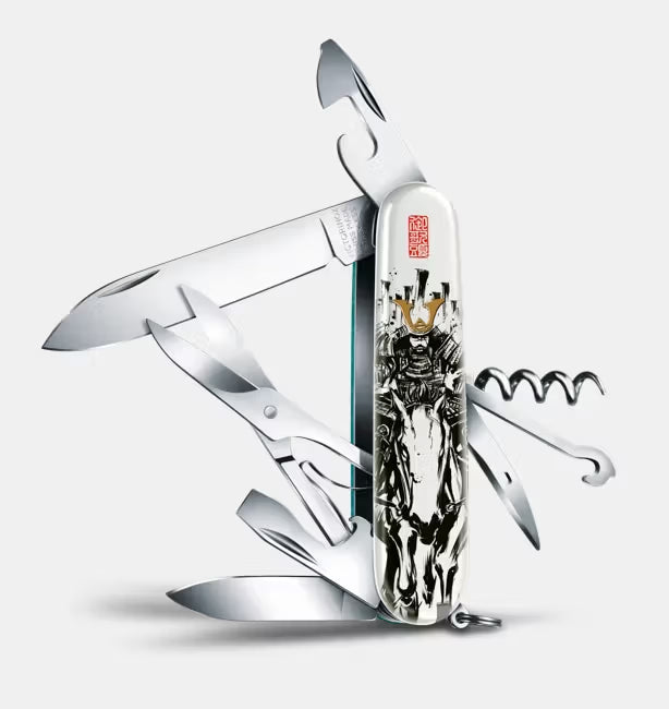Victorinox VICTORINOX multiherramienta Climber ilustración sumi-e Sengoku Ujiyasu Hōjō