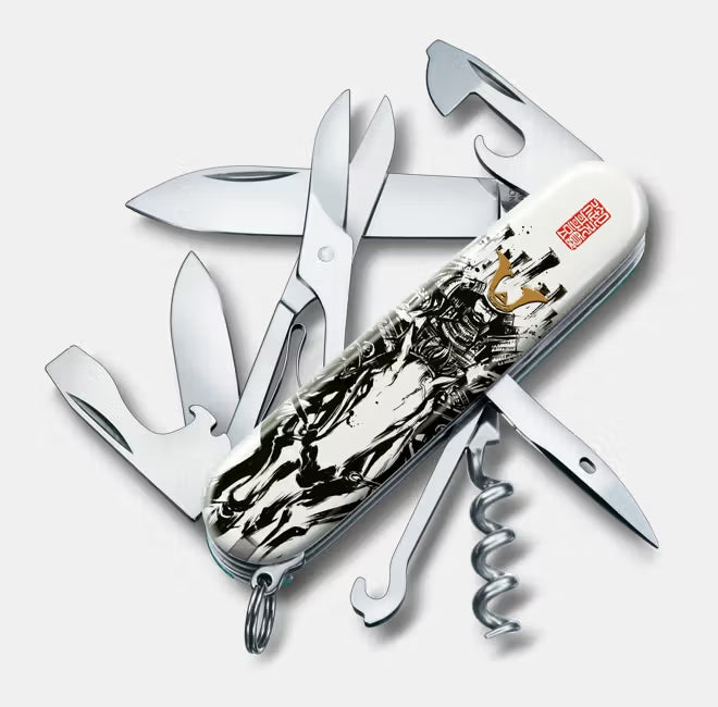 Victorinox VICTORINOX multiherramienta Climber ilustración sumi-e Sengoku Ujiyasu Hōjō