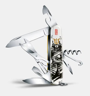 ビクトリノックスVICTORINOX 戦国墨絵クライマーマルチツール 毛利元就