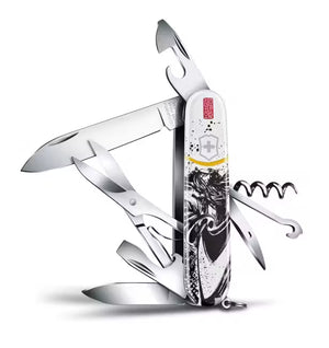 VICTORINOX multiherramienta Climber ilustración sumi-e de la era Sengoku, Date Masamune