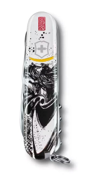 VICTORINOX multiherramienta Climber ilustración sumi-e de la era Sengoku, Date Masamune