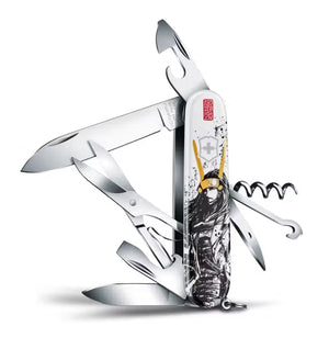 VICTORINOX Victorinox herramienta múltiple Climber ilustración sumi-e de la era Sengoku, Ishida Mitsunari