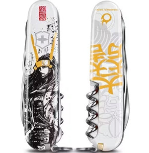VICTORINOX Victorinox herramienta múltiple Climber ilustración sumi-e de la era Sengoku, Ishida Mitsunari