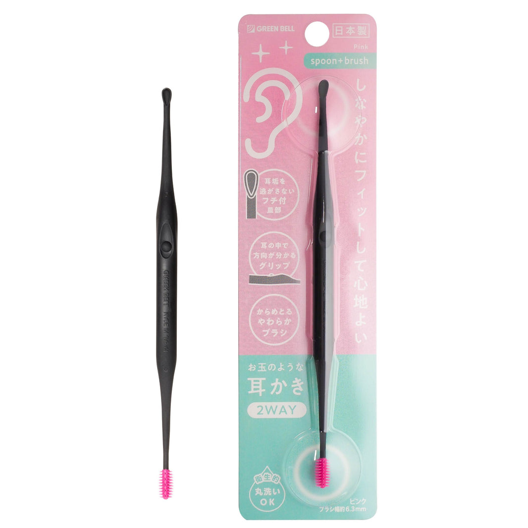 GREEN BELL Cuillère cure-oreille rose G-2172