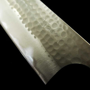  Santoku ANRYU Aogami nº2 polido martelado cabo octogonal de wengué (170mm)