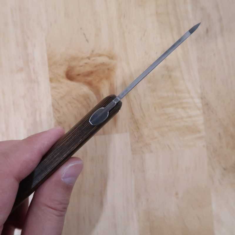 Nagao Kanekoma HIGONOKAMI Serie Woody Higonokami VG-10, nogal (70 mm)