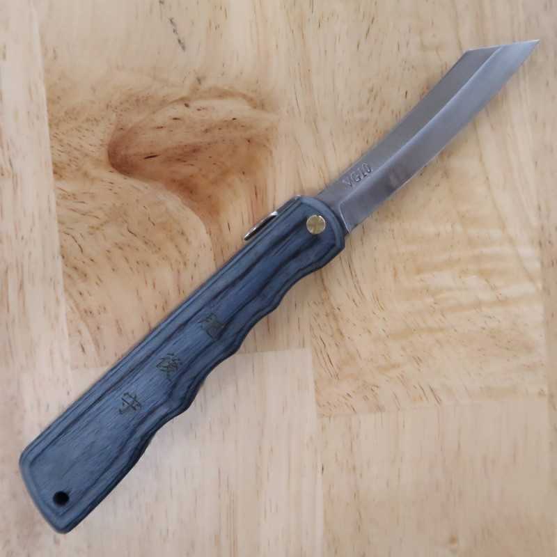 Nagao Kanekoma HIGONOKAMI 【serie Woody】 Higonokami VG-10 Sora (70 mm)