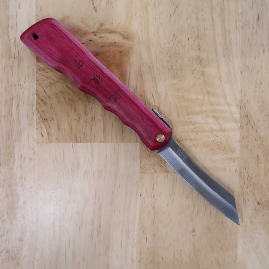 永尾かね駒製作所 HIGONOKAMI  肥後守 VG-10 べに (70mm)