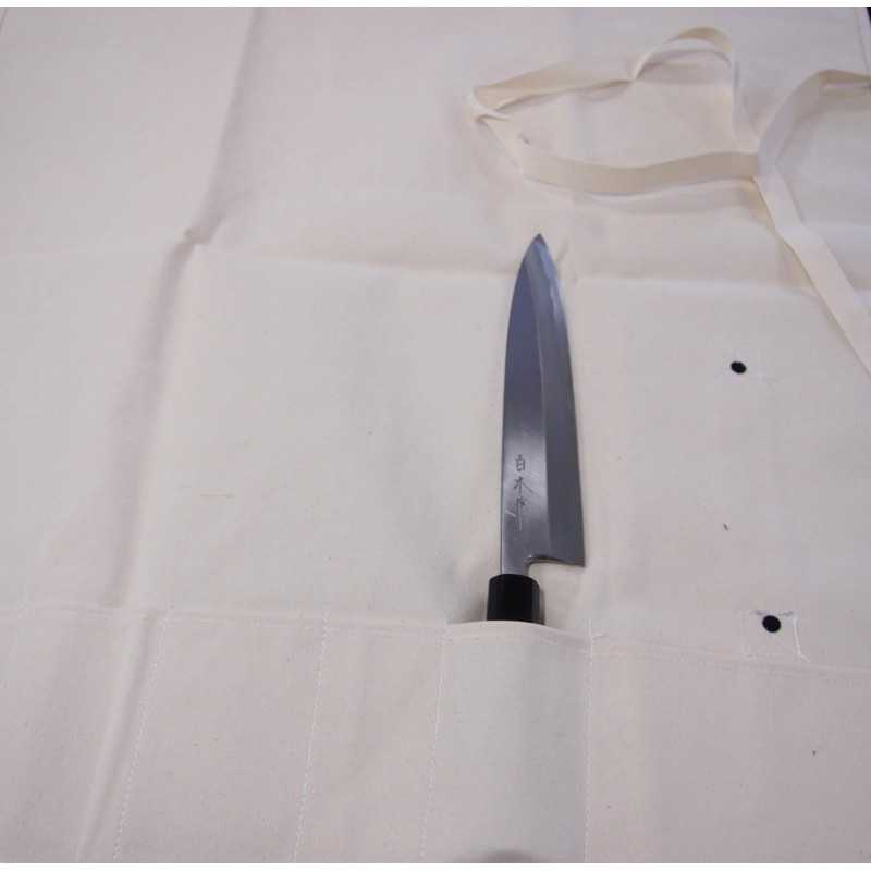 Funda enrollable para cuchillos Knife Roll para 6 piezas, lona 68×45 cm