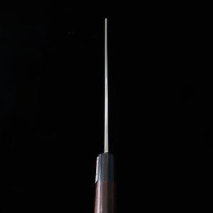 IKENAMI HAMONO Chinese Knife Aogami No. 2 Polished Rosewood Handle (210mm) 