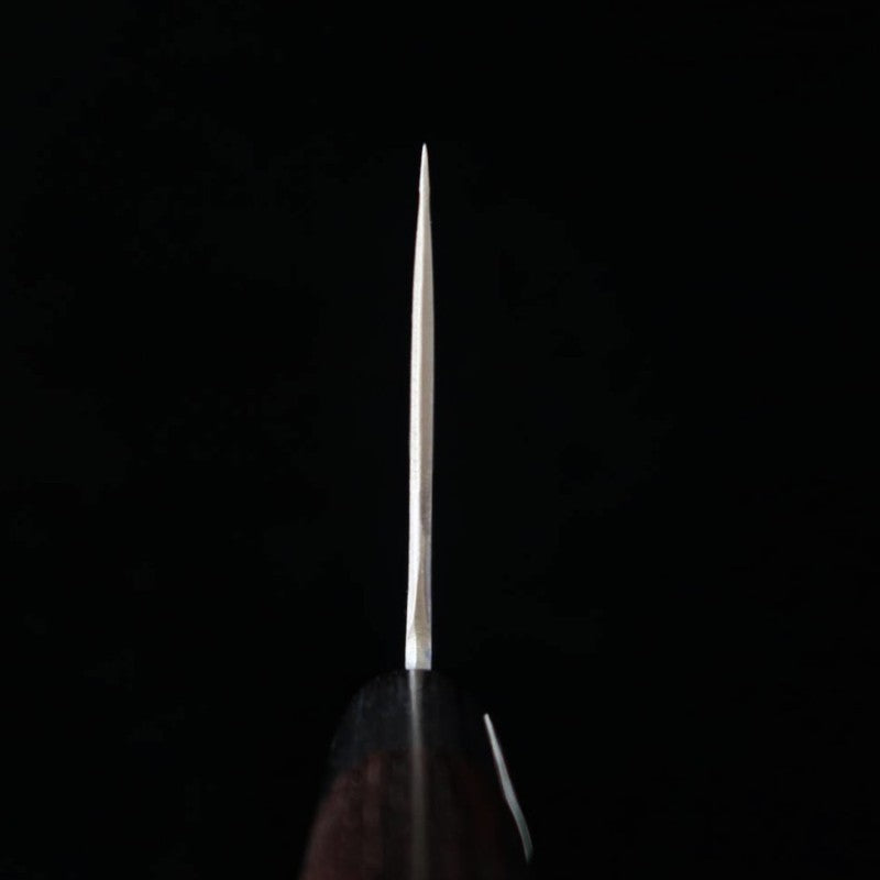 IKENAMI HAMONO Chinese Knife Aogami No. 2 Polished Rosewood Handle (210mm) 
