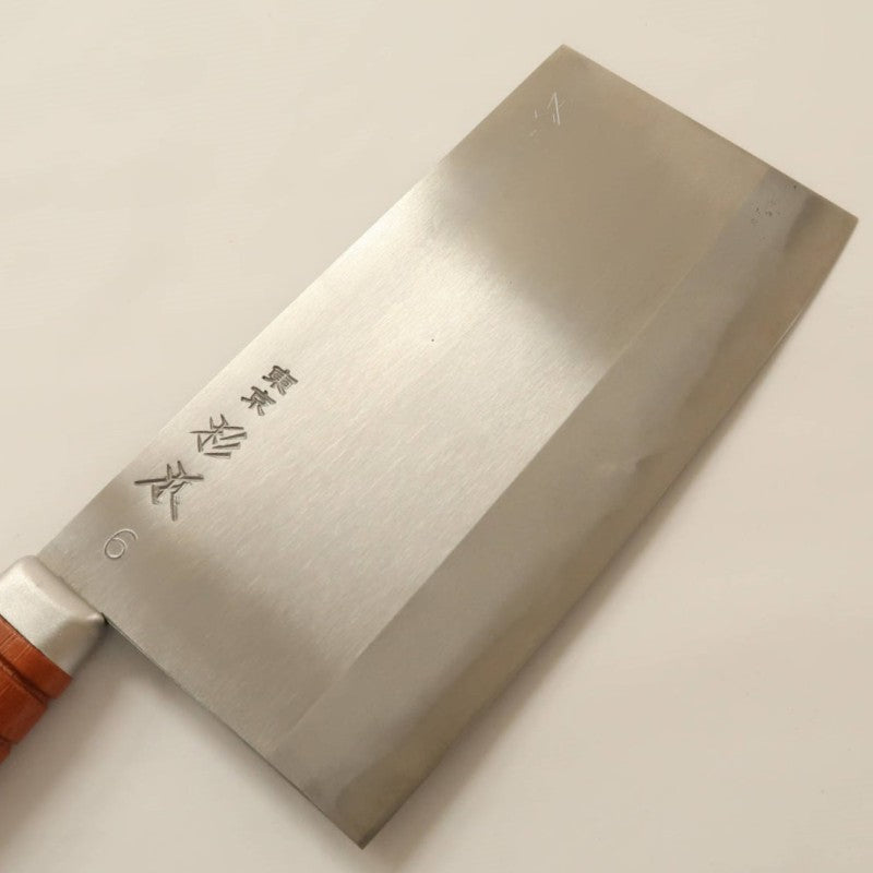 SUGIMOTO Shirogami No. 2 Chinese Cleaver No.6 (220mm)