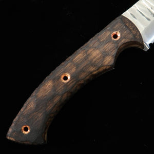 Sheath knife Prometheus Thor Black Claw Wood Handle - D Type