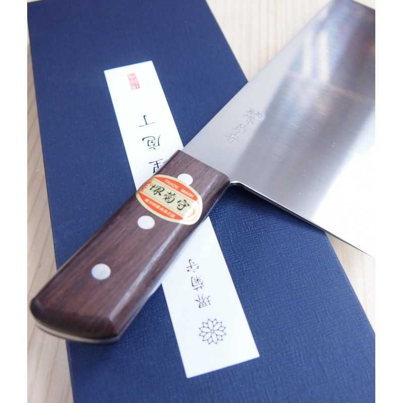 SAKAI KIKUMORI Sakai Kikumori SKK cuchillo chino de acero inoxidable (220 mm)
