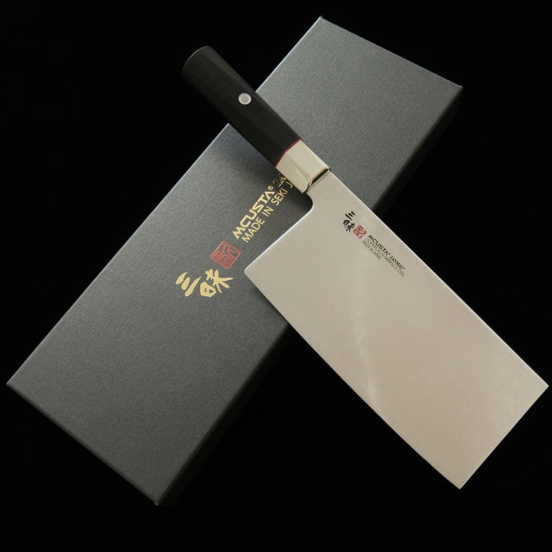 Chinese cleaver MCUSTA ZANMAI Betsu Atsurae VG10 Damascus (180mm)