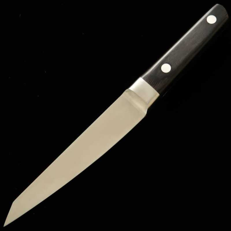 ミソノMISONO モリブデン鋼 骨スキ 丸形 黒合板柄 (145mm)