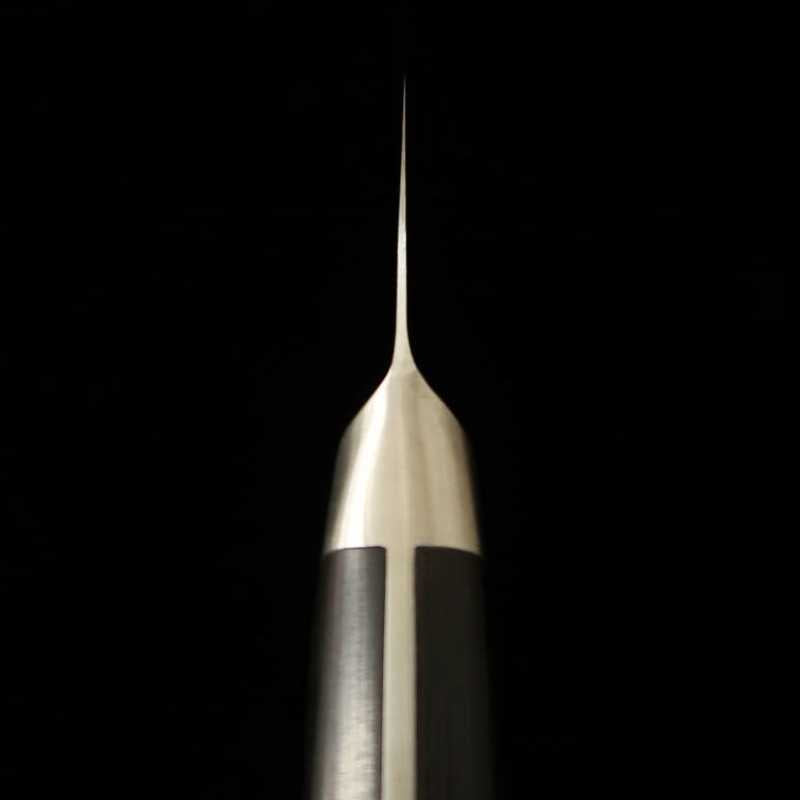 ミソノMISONO モリブデン鋼 骨スキ 丸形 黒合板柄 (145mm)