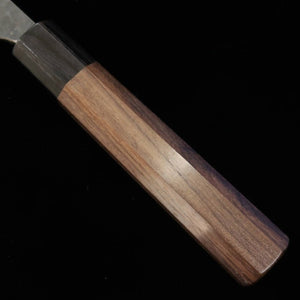 ANRYU Gyuto acier bleu super, martelé, finition noire, manche octogonal en bois de rose (210/240 mm)