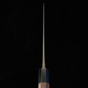 ANRYU Gyuto acier bleu super, martelé, finition noire, manche octogonal en bois de rose (210/240 mm)