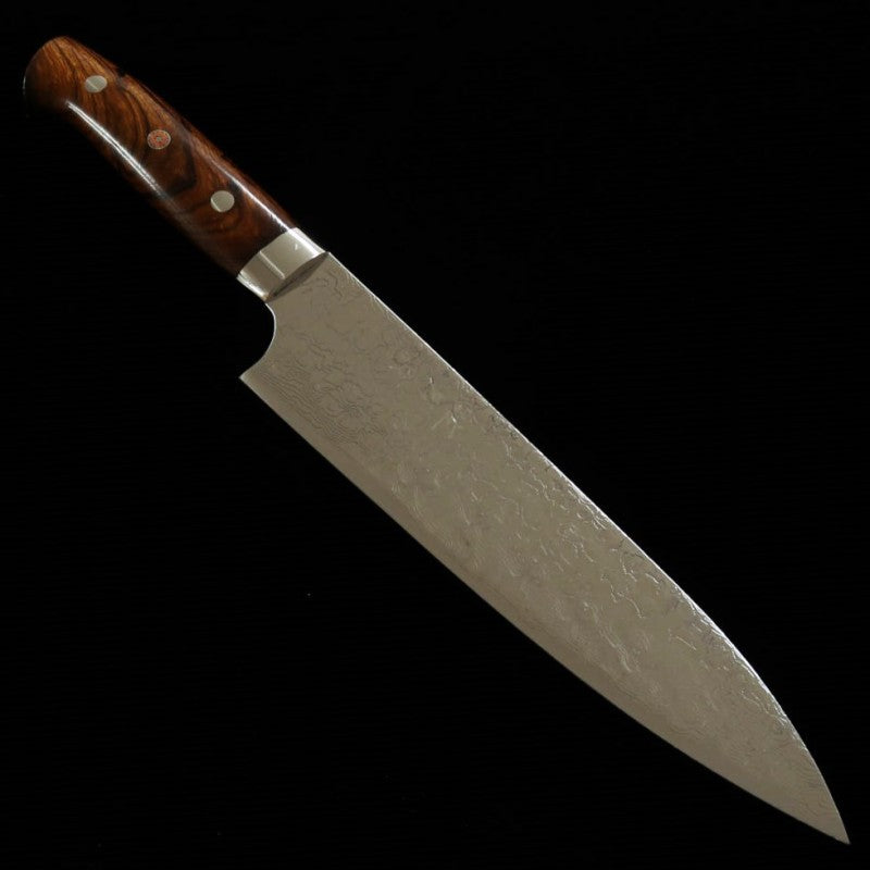 佐治武士 SAJI TAKESHI R2 ダイヤモンドフィニッシュ 牛刀 アイアンウッド (180-240mm)
