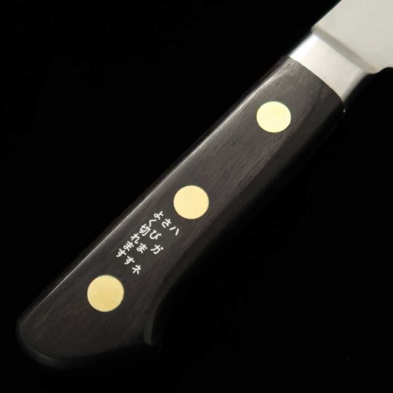 Gyuto Misono EU Carbon com cabo em madeira compensada preta (180-270mm)