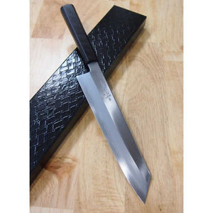 Kagekiyo Acier Gin-san Kiritsuke japonais Manche octogonal laqué (240 mm)