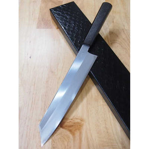 Kagekiyo Acier Gin-san Kiritsuke japonais Manche octogonal laqué (240 mm)