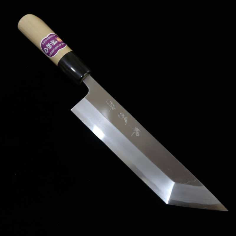 SAKAI KIKUMORI cuchillo para anguila Edosaki de primera calidad Shirogami nº2 (180-240 mm)