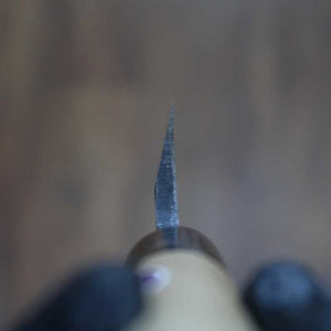 SAKAI KIKUMORI cuchillo para anguila Edosaki de primera calidad Shirogami nº2 (180-240 mm)