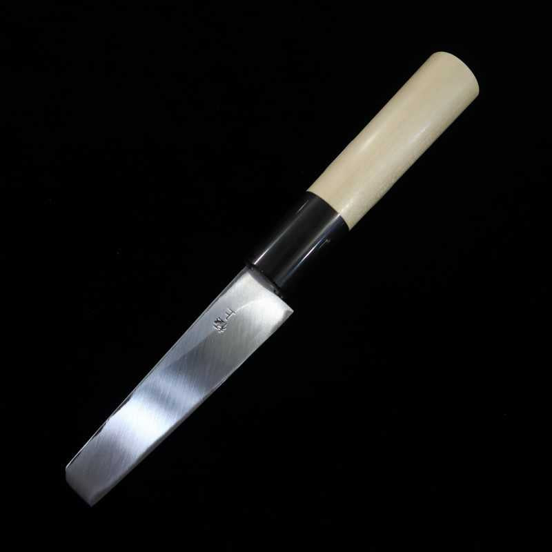 SAKAI KIKUMORI Haut de gamme Shirogami n°2 Couteau à anguille Nagoya (105 mm)