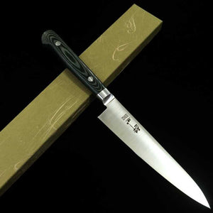 SUISIN Petty INOX PREMIUM Micarta Handle Green/Black (150mm)