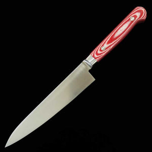 SUISIN Petty INOX PREMIUM Micarta Handle Red/White (150mm)