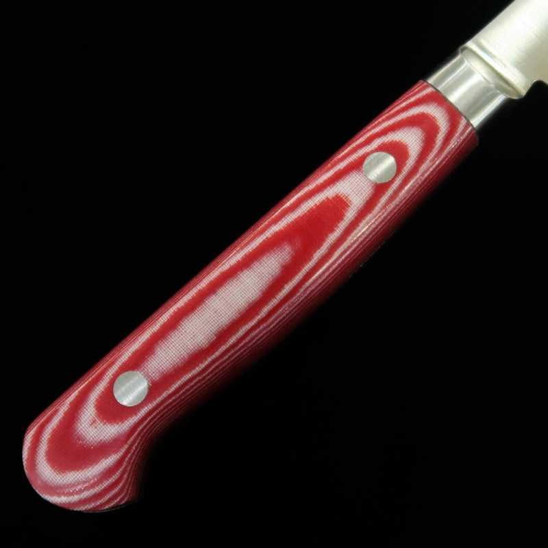 SUISIN Petty INOX PREMIUM Micarta Handle Red/White (150mm)