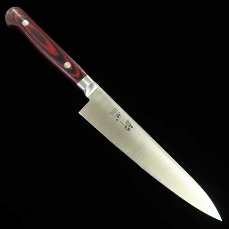 SUISIN INOX PREMIUM de SUISIN, petty, mango de micarta rojo/negro (150 mm)